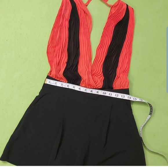 Vera Moda Black & Orange Romper - Picture 4 of 5